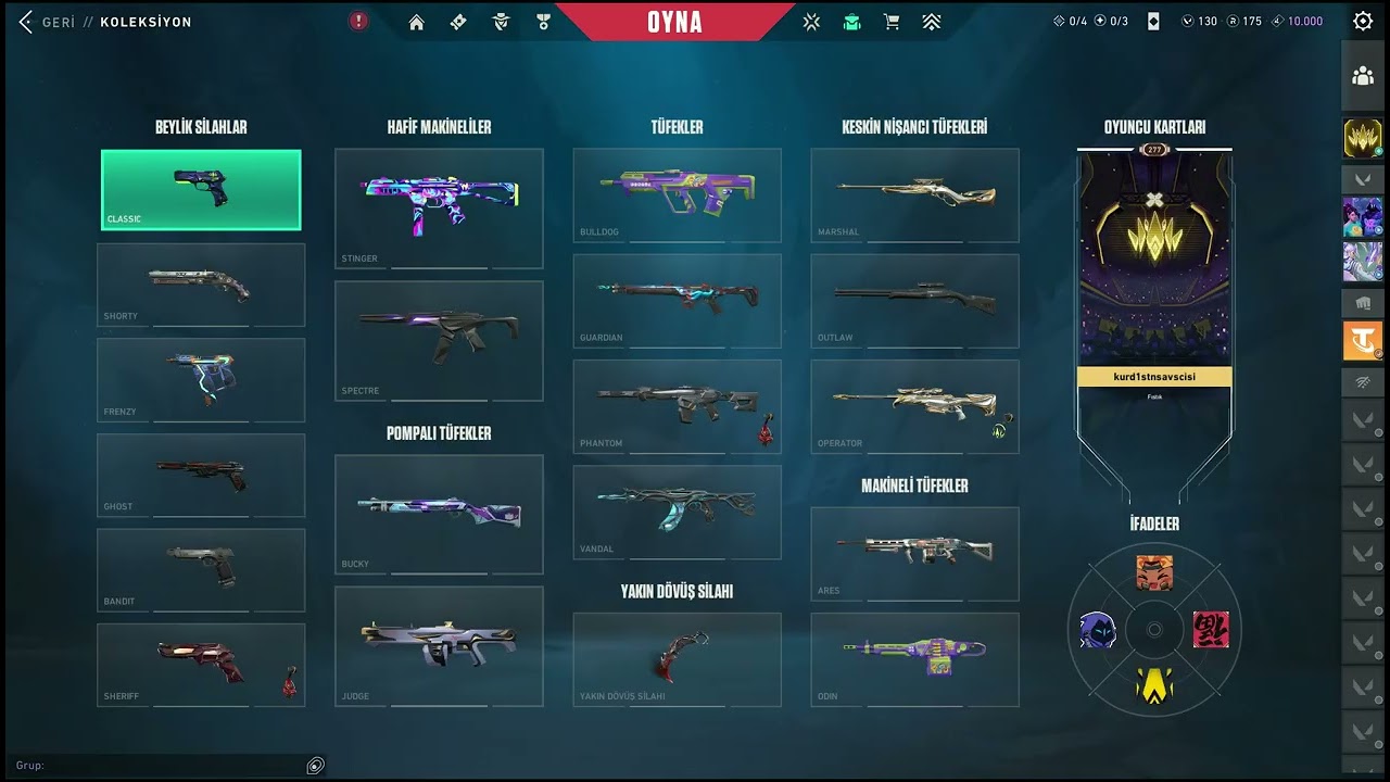 7 VANDAL 5 PHANTOM YAĞMACI KARAMBİT videosu