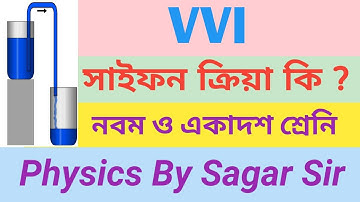 Siphon | সাইফন  | Class IX | Sagar Sir
