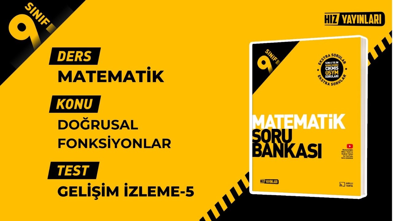 9.Sınıf Hız Matematik Kitap Çözümü #35