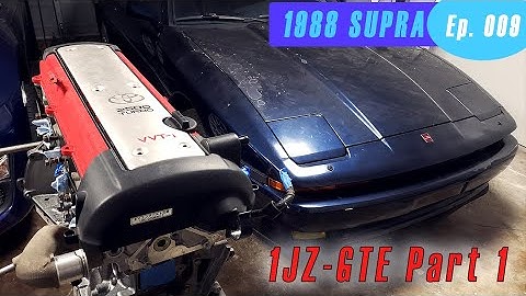 1988 Supra - 1JZ VVTi Teardown Part 1 - Episode 9 - The Retro Build
