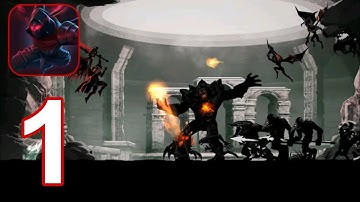 Shadow of Death: Dark Knight - Gameplay Walkthrough Part 1 Chapter 1 ( Android,iOS )