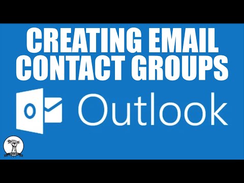 Creating an Outlook Contact Group