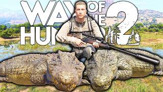 Getting Up Close and Personal with These Resized Crocodiles | Way of the Hunter 2