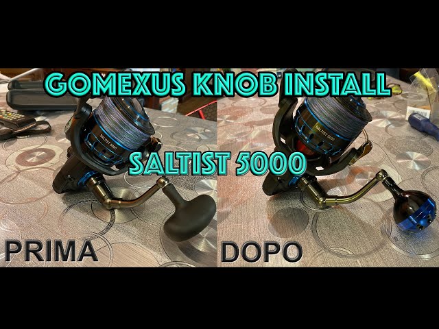 Daiwa Saltist 5000 e Knob Gomexus 