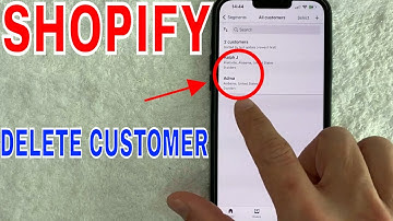 ✅ Hoe verwijder je een klant uit de Shopify-winkel 🔴