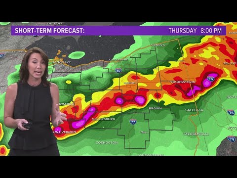Northeast Ohio weather forecast: Tracking severe storms - YouTube