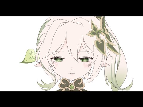【手描き原神】ナヒーダでももいろの鍵