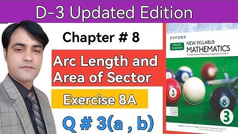 Exercise 8A Question 3(a, b) II New Syllabus Mathematics Book D3 Updated Edition #taleem