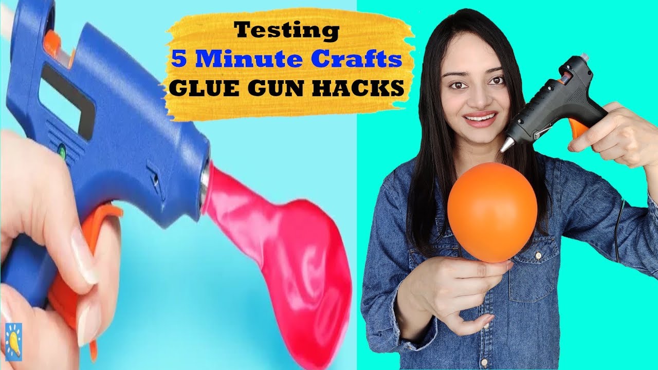 Testing out Viral GLUE GUN Hacks by 5 Minute Crafts Part 2 with