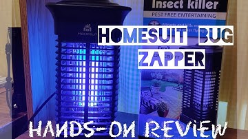 HOMESUIT Bug Zapper 15W for Outdoor and Indoor, High Powered 4000V Electric Mosquito Zappers Killer.