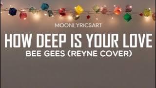 REYNE COVER - How Deep Is Your Love (Lyrics)
