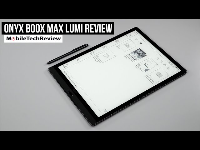 Test de la Boox Max 3 d'Onyx : une surprenante tablette Android avec un  écran e-ink