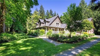 Craftsman Wraparound Porch Private Park-Like Bainbridge Island House for Sale | 14614 Misty Vale Pl