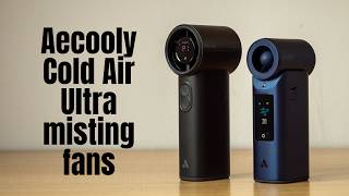 Aecooly Cold Air portable fan with MIST, and it works great