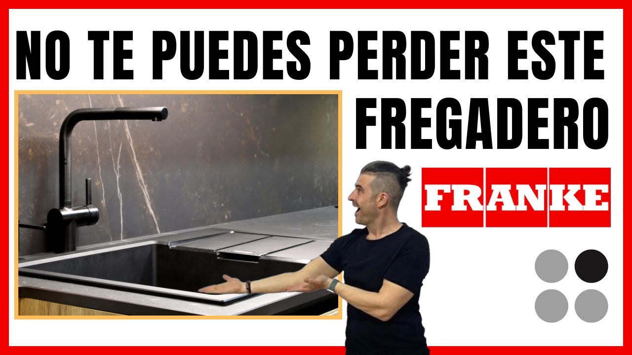 😱 Alucina con el FREGADERO moderno con ESCURRIDOR Franke CJR 