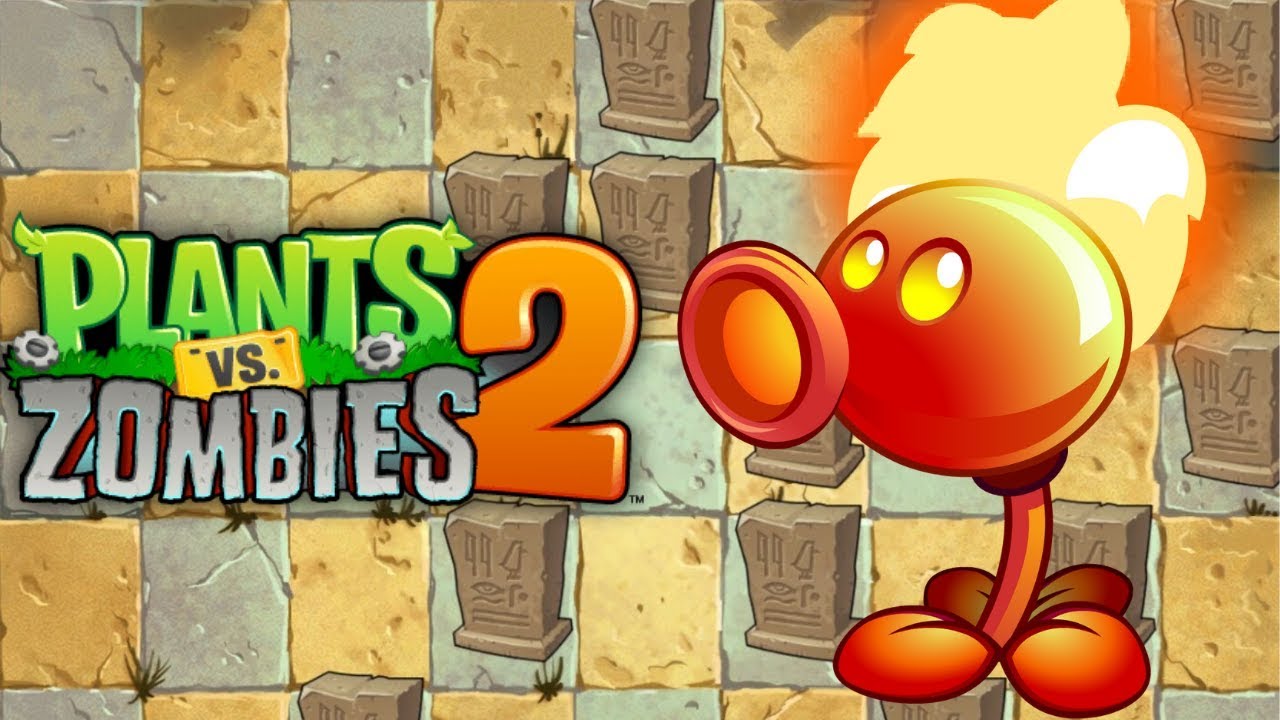 Mi Nueva Planta Lanzaguisantes de Fuego Pro - Plants vs Zombies 2 - YouTube