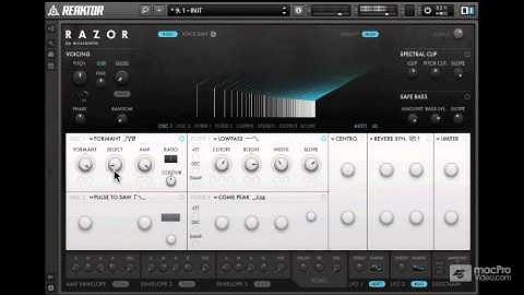 Native Instruments 201: Razor - 23 Formant Oscillator