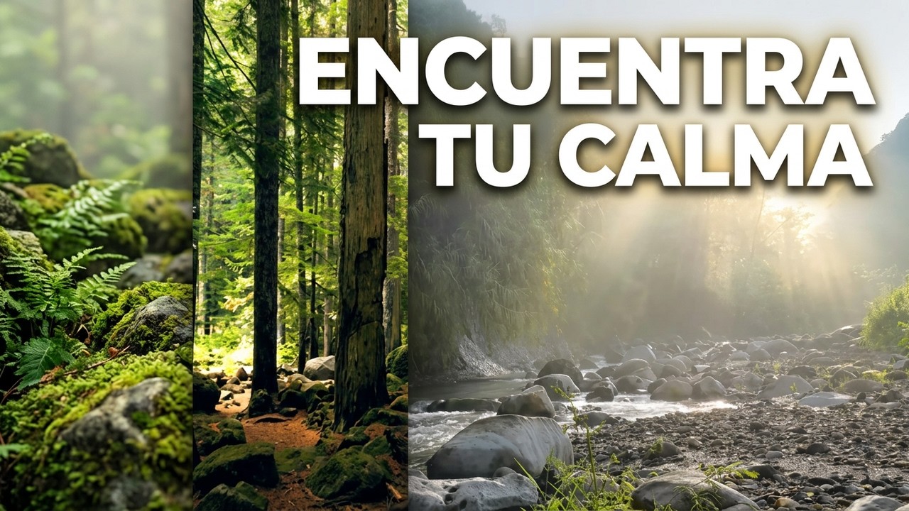 Música Relajante con Sonidos de la Naturaleza 🌲 Paz y Calma del Bosque ...