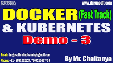 DOCKER & KUBERNETES (Fast Track) tutorials || Demo - 3 || by Mr. Chaitanya On 26-07-2023 @6AM IST