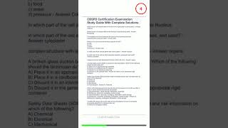 CBSPD Certification ination Study Guide With Complete Solutions