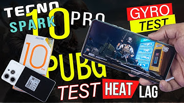 Tecno Spark 10 Pro Pubg Test | Gaming Review " Screen Recording " Gyro " Graphics " Heat Test 🔥