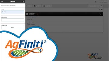 Building Products in AgFiniti®