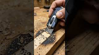 Tiny Electric Scraper Removes Burn Mark From Wood #woodworking #minisatisfying #microtools