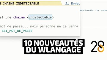 Replay WINDEV TOUR 28, 10 nouveautés du WLangage
