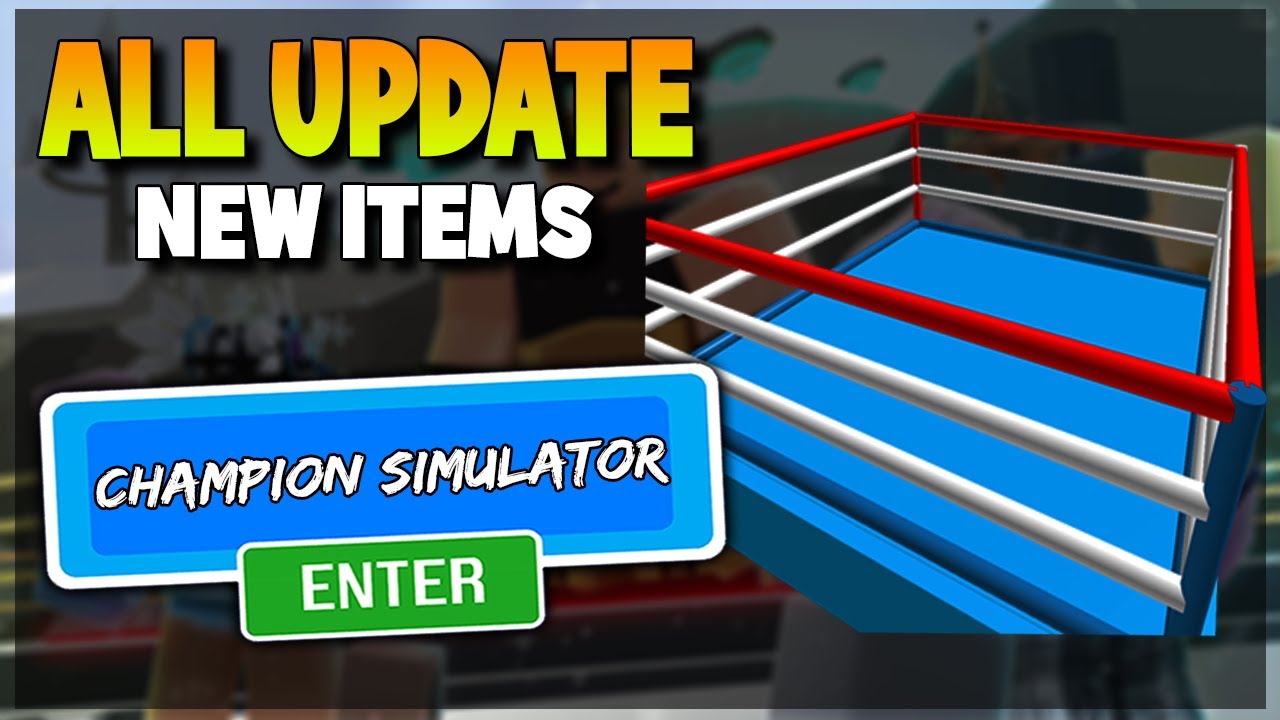 ALL NEW SECRET OP CODES Roblox Champion Simulator 2021 YouTube