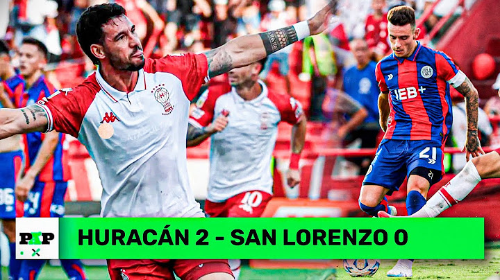 PASO A PASO - HURACAN 2-0 SAN LORENZO - HD