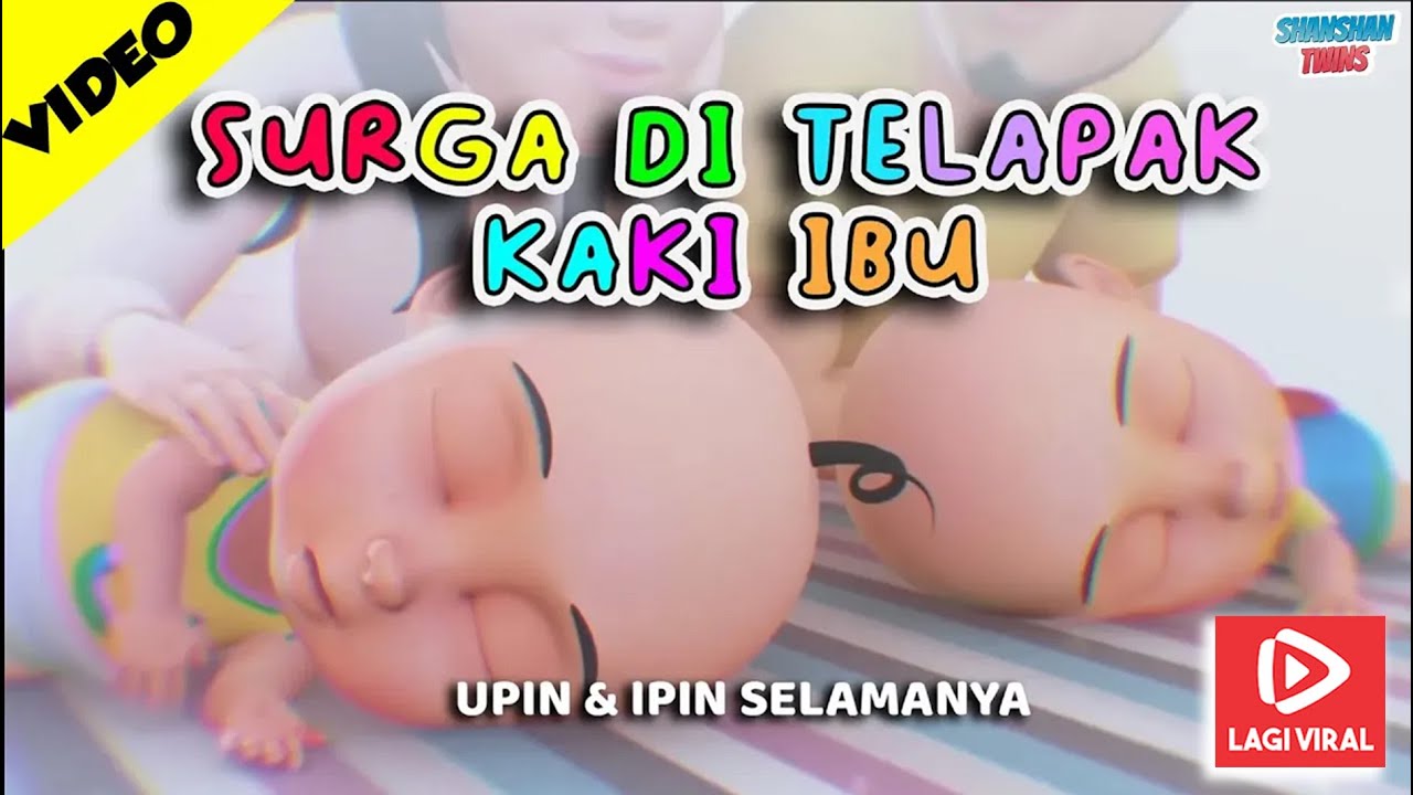 Surga di telapak kaki Ibu - cover UPIN IPIN
