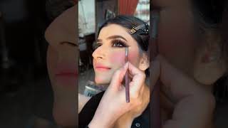 Kajal smudging technique \ Always blends with brown eyeshadow #makeupbyash #kajal