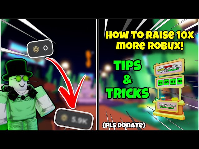 EASY METHODS to earn 10x MORE ROBUX in Pls Donate 💰 