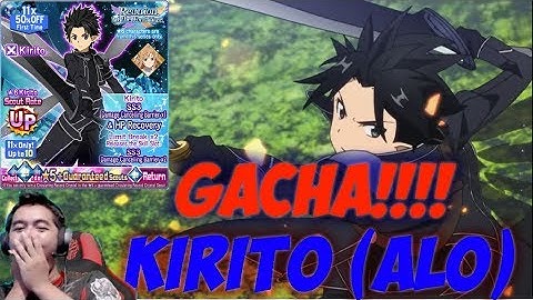 Gacha Kirito rate up - Reunion At World Tree Scout - Sword Art Online Memory Defrag