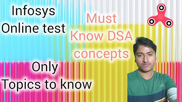 Infosys SP/DSE OA 2025 – dsa concepts +patterns to cover