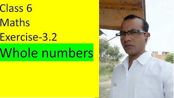 Class 6 Maths Exercise 3.2 Whole numbers