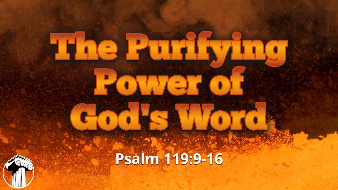 The Purifying Power of God’s Word — Psalm 119:9-16 (Guest Speaker ...