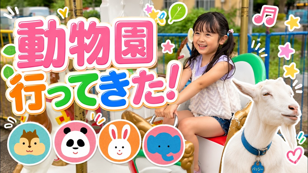 楽しみにしてた動物園に行ってきたよ♪