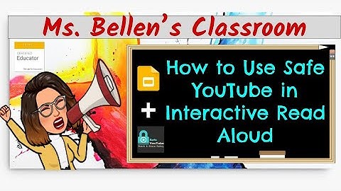 How to Use Safe YouTube in Interactive Read Aloud | Clang Bellen