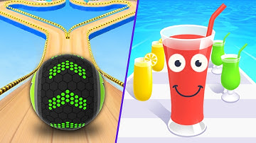 Going Balls vs Juice Run Gameplay Walkthrough Android, iOS MAX LEVEL