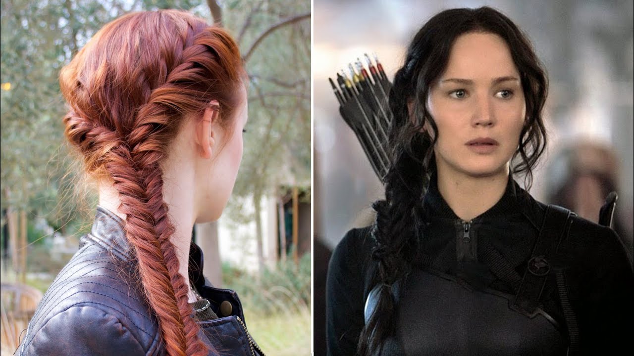 Hunger Games Hair Tutorial Katniss Mockingjay Battle Braid YouTube Hunger Games Hair Tutorial Katniss Mockingjay Battle Braid YouTube