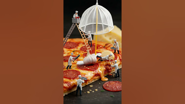 TINY CHEF DISASTER! Mini Workers vs Giant Pizza Slice Meltdown (Miniature Stop Motion)