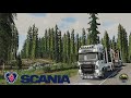 SCANIA R730S TIMBER TRUCK | FS19 |🌲 MP🌲 | 🌲LOGGING ELEDAN🌲 | 🌲ЛЕСОЗАГОТОВКА НА КАРТЕ ЭЛЕДАН🌲