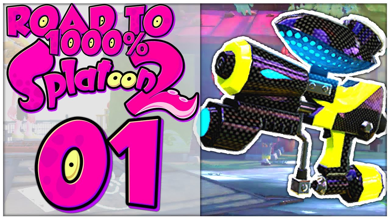 ROAD TO 1000% - SPLATOON 2 Part 1: ALLE Level mit der HELDENWAFFE schaffen!