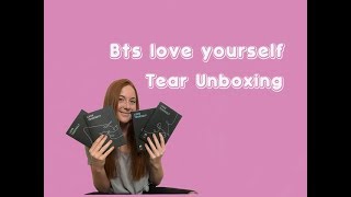 BTS Love Yourself Tear Unboxing! Plus special Photocard!!!!