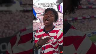 He Definitely Knows The Anthem