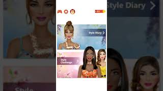 international fashion stylist / giving her a bold red look for interview/game of girls /girly games screenshot 4
