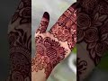 New front hand mehndi design short hand #farhana #my art collection #mehandi