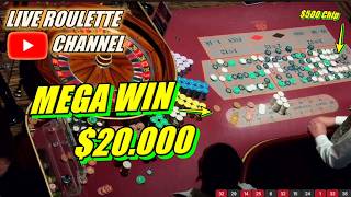 🔴LIVE ROULETTE | 💰 MEGA WIN 💲20.000 In Real Vegas Casino 🎰 $500 Chips Bets Exclusive ✅ 2026-05-18 screenshot 2