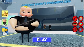 NEW BOSS BABY BARRY'S PRISON RUN! OBBY FULL GAMEPLAY #roblox #gameplay